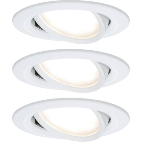Spot encastrable jeu de 3 LED LED 18 W blanc Y645683