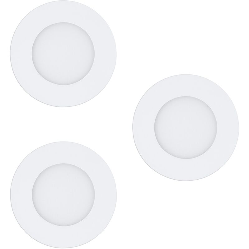 Spot encastrable LED Fueva-C blanc 3 x 9 W - Blanc - Eglo