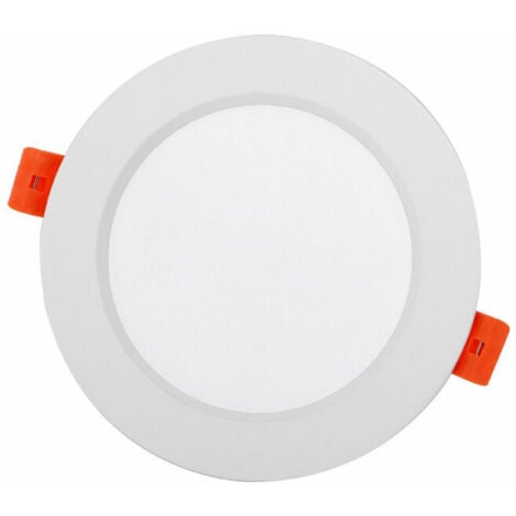 AUTRES Spot Encastrable LED, Extra Plat, 9W, 220V(V), Éclairage Encastré au Plafond pour Salle de Bain, Salon, Rond, 3000K, Lumière Chaude [Classe énergétique A++]