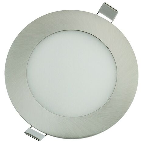 Spot Encastrable Led Inox Downlight Panel Extra-plat 6w Blanc Neutre 4000k - Digilamp