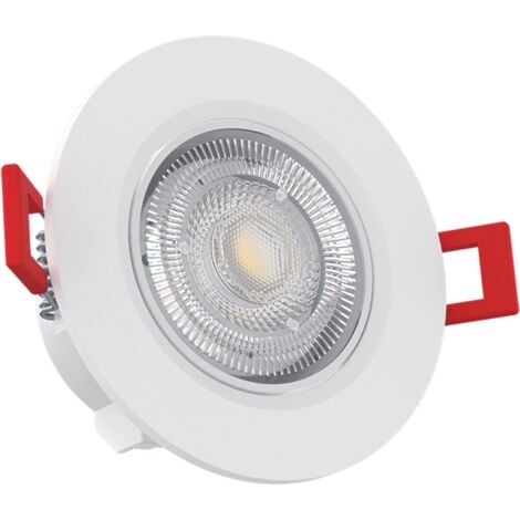 Xanlite - Spot Encastrable LED Intégré - Orientable - cons. 4,5W (eq. 50W) - 345 lumens - Blanc neutre - SEL345CW