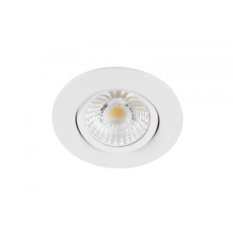 Spot encastrable LED orientable blanc 6W – Dimmable 500-600 lumens – IP65 pour salle de bain – Faible encombrement 40mm – Europole