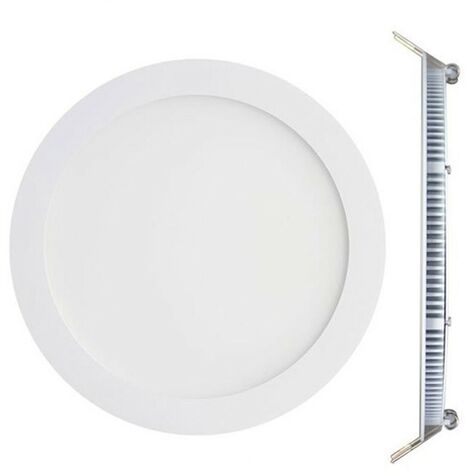 Spot Encastrable LED Rond Extra-Plat 12W - Blanc Froid 6000K - Blanc Froid 6000K