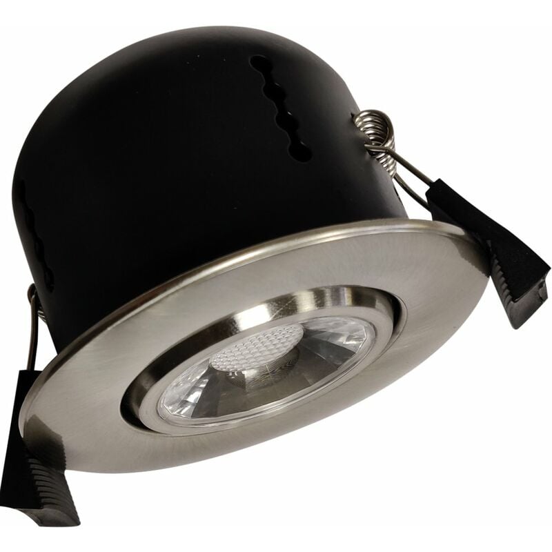 Arlux Lighting - Spot encastrable acier Salle de Bain Luma 7W 600lm Blanc Neutre