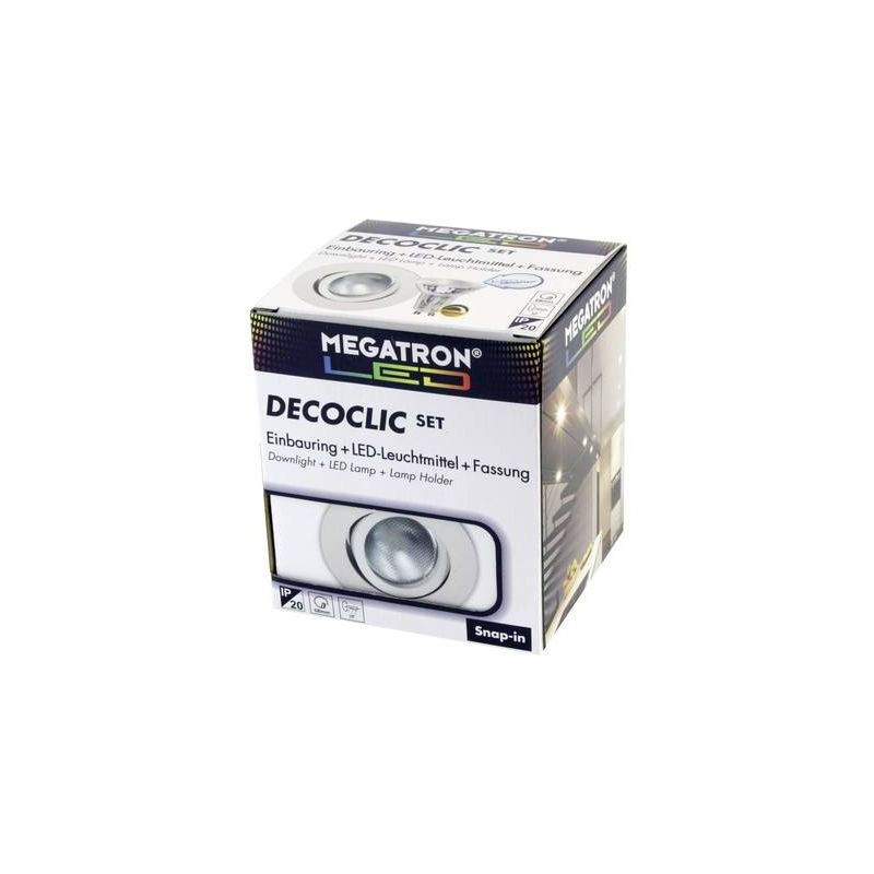 Megatron Einbauleuchte Led Gu10, Gu5.3 6w Mt75401 Blanc