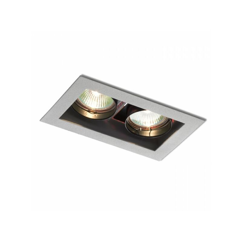 Spot encastrable mone ii gris argent 12V GU5,3 2x50W