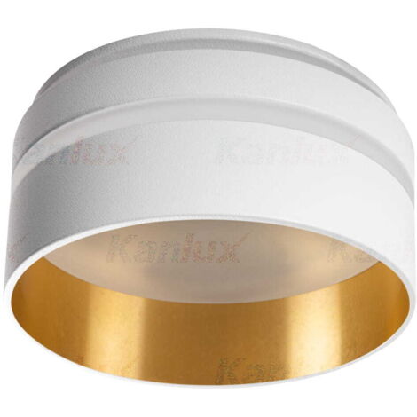 Spot encastrable orientable Kanlux GOVIK blanc/or 10W GU10