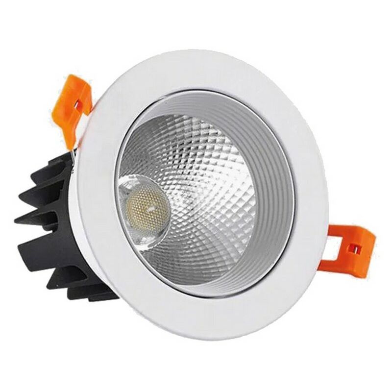 Digilamp - Spot Encastrable Orientable Led cob 5W 4000k Rond Blanc Digilamp - Spot Encastrable Orientable Led cob 5W 4000k Rond Blanc
