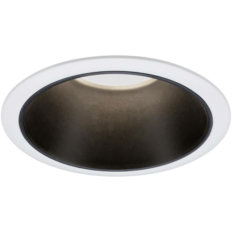 Paulmann 93401 Cole Coin Spot encastrable led 6 w blanc, noir Q692802