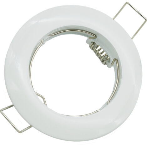 Spot encastrable rond blanc alu GU10 IdeaLED ID-1058