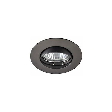 spot encastrable - rond - europole be better - culot gu10 - noir - orientable - bague - europole 2315