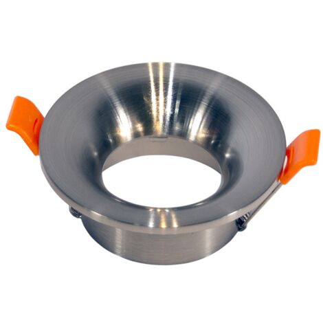 Spot encastrable rond - GU10 / MR16 - Découpe Ø65mm - Argent