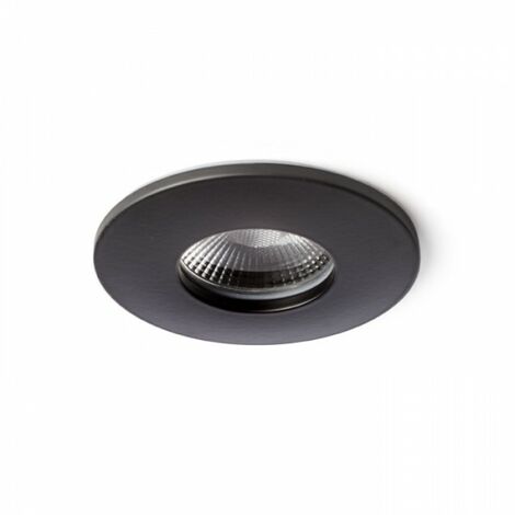 Spot encastrable WATERBOY R noir mat 230V LED 10W 40° IP65 3000K