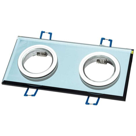 Spot encastré 2xGU10 35W noir chromé EKOS926 Eko-Light