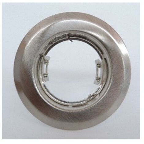 Spot encastré Ø 83mm fixe finition argent brossé pour lampe MR16 GU5.3 50W max 12V (non incl) IP20 DEKO LIGHT 442058