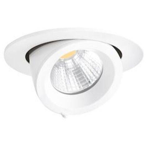 spot encastré à led - aric randy 1 - 13w - 3000k - 50d - blanc - aric 50778
