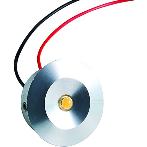 spot encastré à led - europole bali led 3 - 1w - 3000k - aluminium brossé - europole 4001