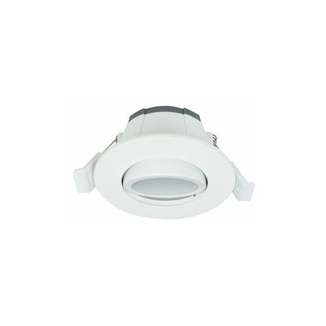 spot encastré à led - europole led up - 6w - bluetooth - orientable - blanc - europole 57019