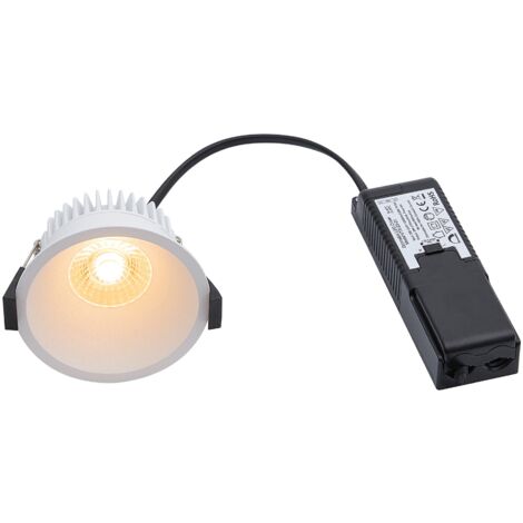 Spot encastré ALBRIC  Aluminium Blanc, H.4.9 - IP44 - LED Module /Nordlux Intérieur