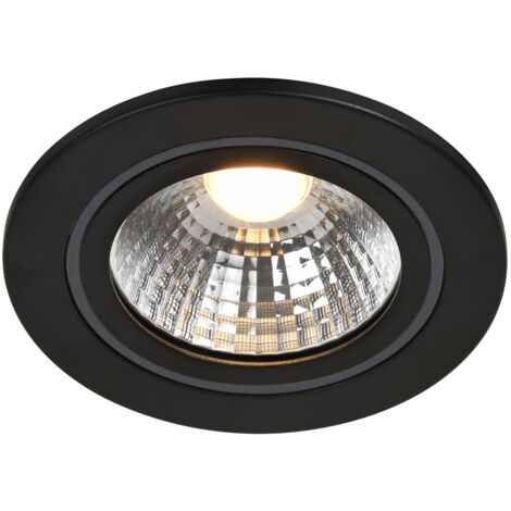 Spot encastré ALEC  Matière plastique Noir, H.6.8 - IP44 - LED Module /Nordlux Intérieur