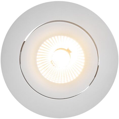 Spot encastré ALIKI  Aluminium Blanc, H.4.5 - IP44 - LED Module /Nordlux Intérieur