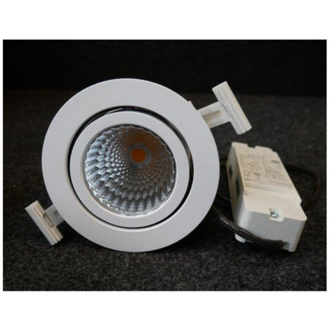Spot encastre blanc rond orientable Ø 130x265mm LED integree 11.9W 3000K 1750lm 230V non-dimmable Luxspace Accent Philips