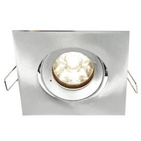 spot encastré - carré - europole be best design - culot gu10 - alu - orientable - europole 246543