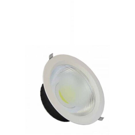 Spot Encastré De Plafond à Led Cob 30w, Lumière Blanche Chaude Et Froide