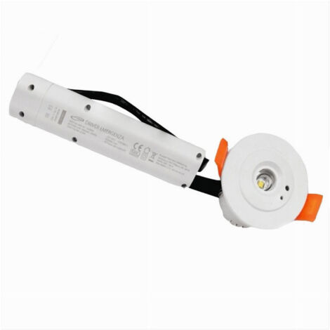 Spot Encastré De Secours 3w 1 Led Cob Anti Blackout Cold Light 6500k Na05-sl-1