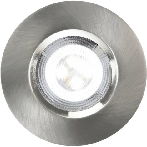 Spot encastré DON SMART Colour Matière plastique Brossé Nickel, H.6.8 - IP65 - LED Module /Nordlux Intérieur