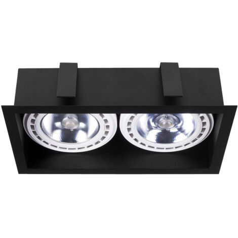 Spot encastré double Nowodvorski Downlight noir 9416