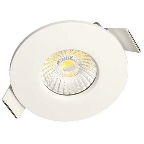 Spot encastré fixe BBC Ø87mm 3 finitions SPT650 - 6W - 540lm - CCT - Blanc