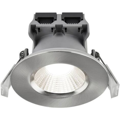 Spot encastré FREMONT 3-Kit Métal Acier Brossé, H.6.8 - IP65 4000K- LED Module /Nordlux Intérieur