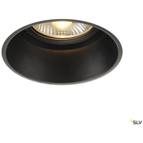 Spot encastré intérieur HORN-T noir mat GU10/QPAR111 75W max - SLV - 113170
