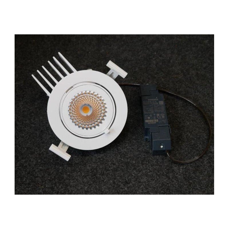 Spot encastre LED 11.9W extractable blanc rond Ø 134x109mm 3000K 1650lm 40-80° 230V non-dimmable IP20 LuxSpace Accent Philips