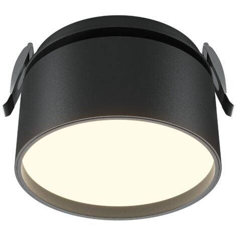 Spot encastré LED 12W rond noir gradable Maytoni ONDA