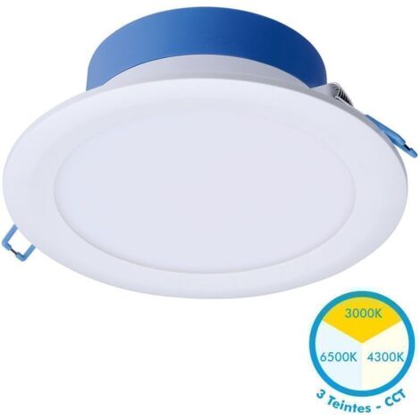 Spot encastré LED 14W downlight blanc fixe Ø 175x64mm interrupteur DIP 3 couleurs 3000-6500K 1200lm 230V IP20 Ledinaire Philips