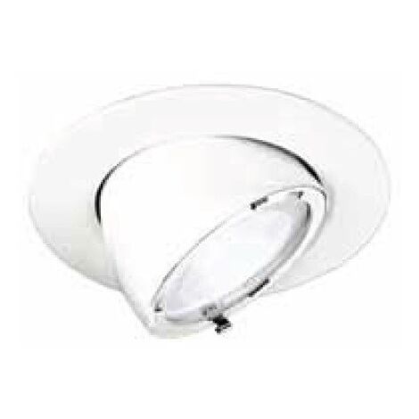 Spot encastré LED 18W orientable Ø 192mm blanc lumière blanc chaud 3000K 1600lm avec alim 230V BYLAT TRAJECTOIRE 004266
