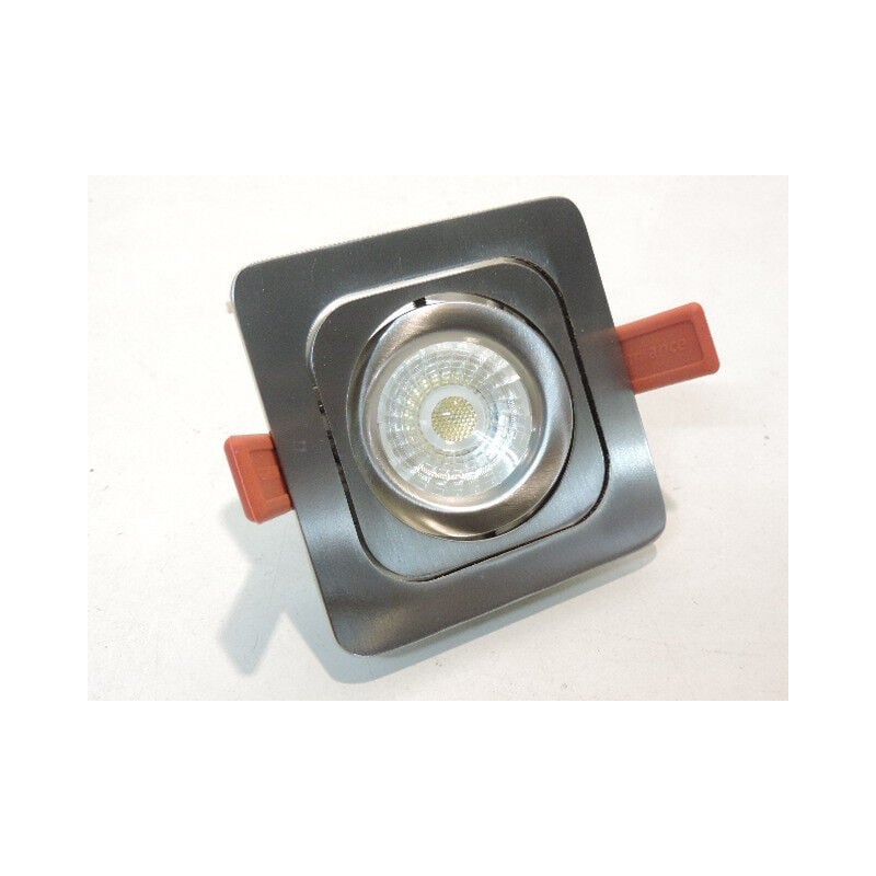 Spot encastré led 2/4/7W orientable alu brossé carré 97X97mm blanc froid 4500K 36° sans alim motto trend Sylvania 3035924