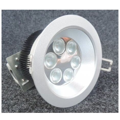 Spot encastré LED 6W aluminium Ø 112mm fixe 3000K 550lm avec alim 230/38V 350mA intégrée 25° IP40 DF6/6W NEOLUX 03-173-88A-00