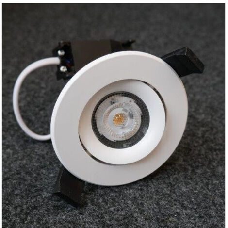 Spot encastré LED 7W blanc orientable Ø 90x70mm 4000K 400lm 38° non-dimmable alim 230V IP20 Spot LED MB EXPERT