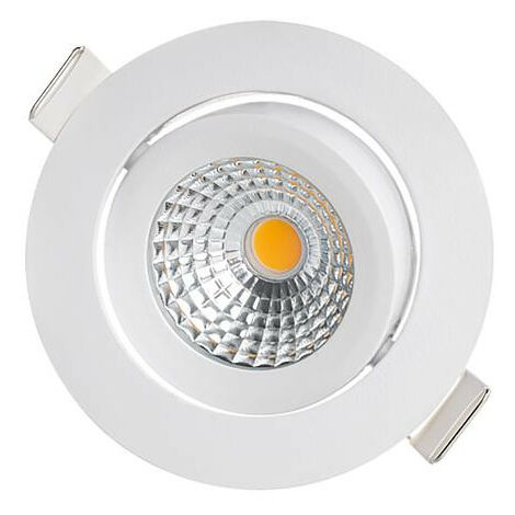 wowatt 10 × Spot LED Encastrable Dimmable Blanc Froid 7W Equi. 70w Ampoule  Halogène Spot Encastré