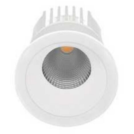 Spot encastré LED blanc mat rond orientable Ø 55mm 6W 3000K 550lm 36° dimmable alim 230V IP23 Mowi INDIGO