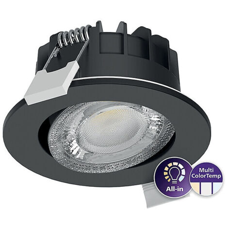 Spot encastré LED Ledinaire RS071B MultiCCT 6W 60° IP65 UGR23 blanc - Philips