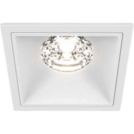Spot encastré LED Maytoni Alfa carré 15W 4000K blanc
