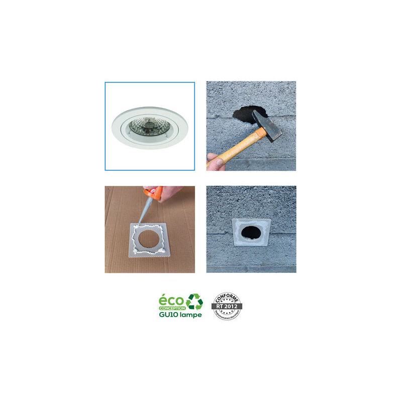 Aerospot - spot encastre mercure hdr 5W sli 3000K blanc 155611