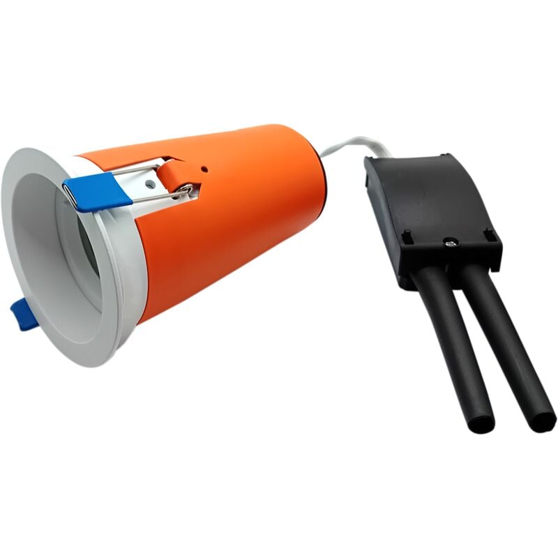 Spot encastre mercure mbf nf basse luminance 6W sli dim 4K noir Aerospot 284036