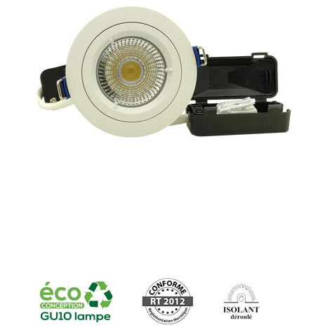 SPOT ENCASTRE MERCURE OSB Kit IP65 5w SLI DIM 4K BLANC AEROSPOT 351701