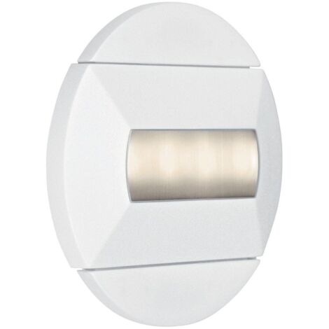 Spot Encastré Mur BALIZ rond fixe blanc LED intégrée 0,46W 3000K 32lm ARIC 5242