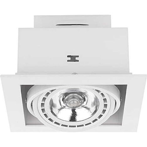 Spot encastré Nowodvorski Downlight blanc carré ES111